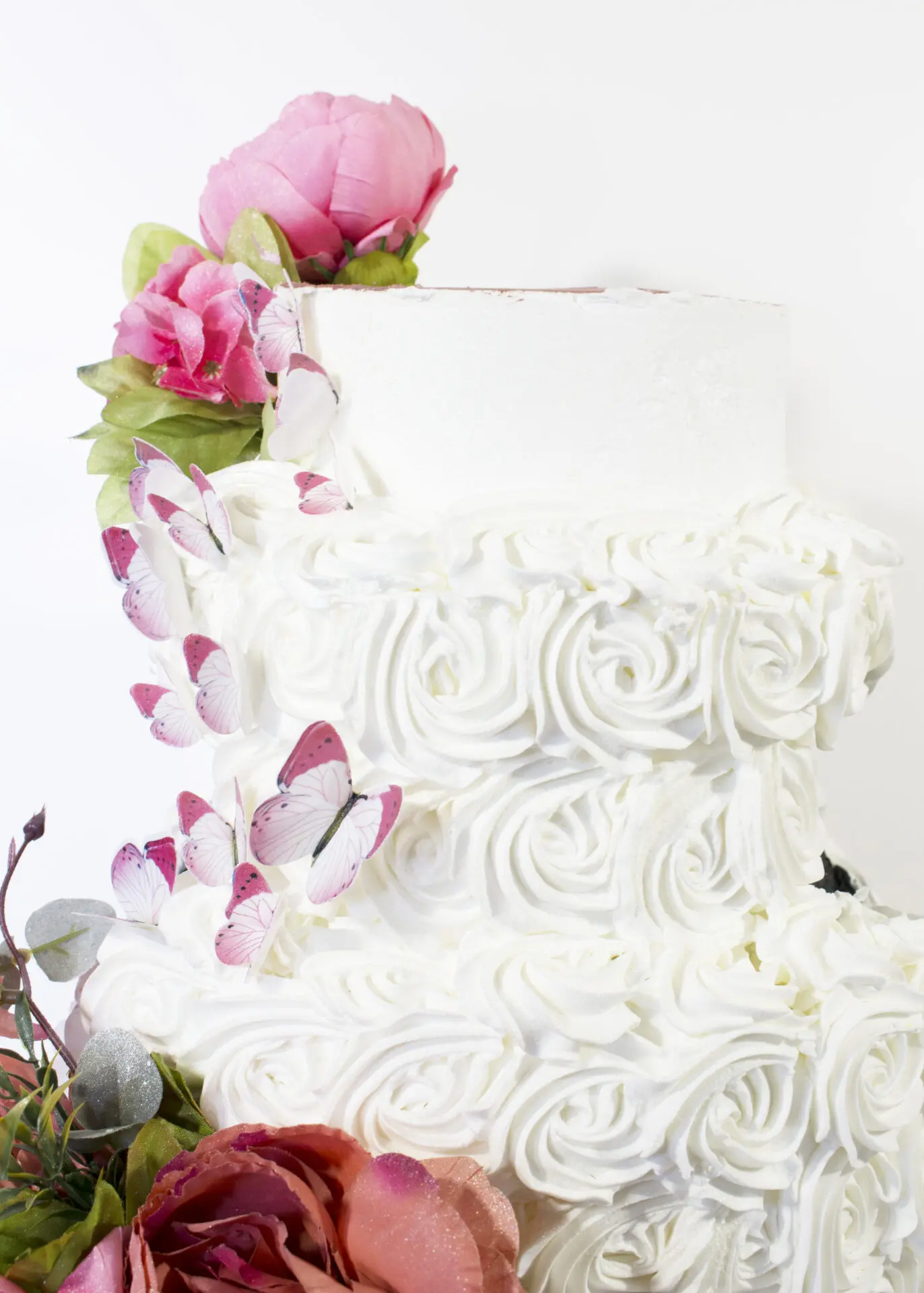 rosette cake butterfly